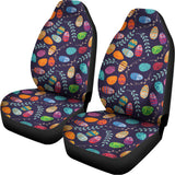 Colorful Easter Eggs Pattern Print Universal Fit Car Seat Covers 102422