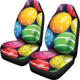Colorful Easter Eggs Print Universal Fit Car Seat Covers 102422