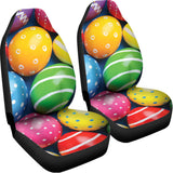 Colorful Easter Eggs Print Universal Fit Car Seat Covers 102422