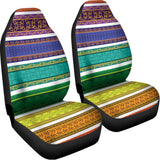 Colorful Ethnic Pattern Print Universal Fit Car Seat Covers 102422