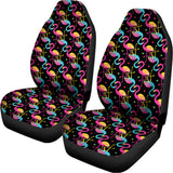 Colorful Flamingo Pattern Print Universal Fit Car Seat Covers 102422