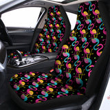 Colorful Flamingo Pattern Print Universal Fit Car Seat Covers 102422