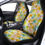 Colorful Frangipani Pattern Print Universal Fit Car Seat Covers 102422