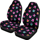 Colorful French Bulldog Print Universal Fit Car Seat Covers 102422