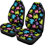 Colorful Frog Pattern Print Universal Fit Car Seat Covers 102422