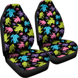 Colorful Frog Pattern Print Universal Fit Car Seat Covers 102422