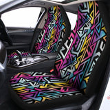 Colorful Geometric Tribal Pattern Print Universal Fit Car Seat Covers 102422
