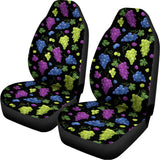 Colorful Grapes Pattern Print Universal Fit Car Seat Covers 102422