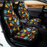 Colorful Guitar Pattern Print Universal Fit Car Seat Covers 102422
