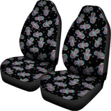 Colorful Hamsa Hand Print Universal Fit Car Seat Covers 102422