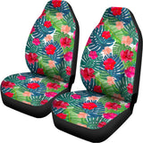 Colorful Hawaii Floral Pattern Print Universal Fit Car Seat Covers 102422