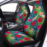 Colorful Hawaii Floral Pattern Print Universal Fit Car Seat Covers 102422