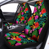 Colorful Hibiscus Flowers Pattern Print Universal Fit Car Seat Covers 102422