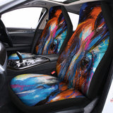 Colorful Horse Painting Print Universal Fit Car Seat Covers 102422