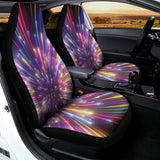 Colorful Hyperspace Print Universal Fit Car Seat Covers 102422