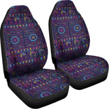 Colorful Indian Elephant Pattern Print Universal Fit Car Seat Covers 102422