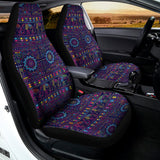 Colorful Indian Elephant Pattern Print Universal Fit Car Seat Covers 102422