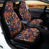 Colorful Indian Paisley Pattern Print Universal Fit Car Seat Covers 102422