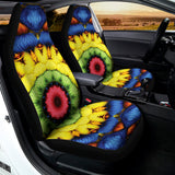 Colorful Kaleidoscope Print Universal Fit Car Seat Covers 102422