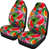 Colorful Leaf Watermelon Pattern Print Universal Fit Car Seat Covers 102422