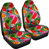 Colorful Leaf Watermelon Pattern Print Universal Fit Car Seat Covers 102422