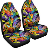 Colorful Leaves Tropical Pattern Print Universal Fit Car Seat Covers 102422
