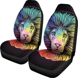 Colorful Leo Sign Print Universal Fit Car Seat Covers 102422