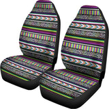 Colorful Leopard Navajo Tribal Print Universal Fit Car Seat Covers 102422