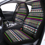 Colorful Leopard Navajo Tribal Print Universal Fit Car Seat Covers 102422