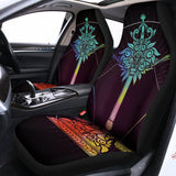 Colorful Libra Sign Print Universal Fit Car Seat Covers 102422