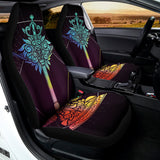 Colorful Libra Sign Print Universal Fit Car Seat Covers 102422