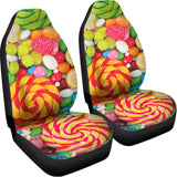 Colorful Lollipop And Candy Print Universal Fit Car Seat Covers 102422