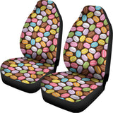 Colorful Macarons Pattern Print Universal Fit Car Seat Covers 102422