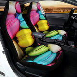 Colorful Macarons Print Universal Fit Car Seat Covers 102422