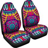 Colorful Mandala Bohemian Pattern Print Universal Fit Car Seat Covers 102422