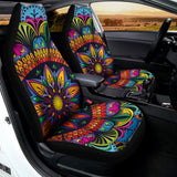 Colorful Mandala Print Universal Fit Car Seat Covers 102422