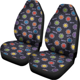 Colorful Maya Pattern Print Universal Fit Car Seat Covers 102422