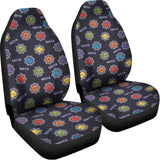 Colorful Maya Pattern Print Universal Fit Car Seat Covers 102422
