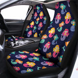 Colorful Mermaid Pattern Print Universal Fit Car Seat Covers 102422