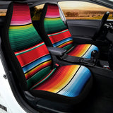 Colorful Mexican Blanket Pattern Print Universal Fit Car Seat Covers 102422