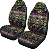 Colorful Native Navajo Tribal Print Universal Fit Car Seat Covers 102422