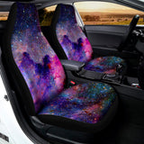 Colorful Nebula Galaxy Space Print Universal Fit Car Seat Covers 102422