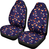 Colorful Origami Bird Pattern Print Universal Fit Car Seat Covers 102422
