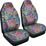 Colorful Paisley Pattern Print Universal Fit Car Seat Covers 102422