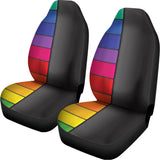Colorful Piano Keyboard Print Universal Fit Car Seat Covers 102422
