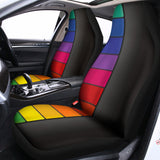 Colorful Piano Keyboard Print Universal Fit Car Seat Covers 102422