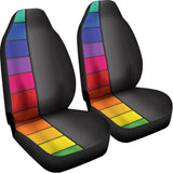 Colorful Piano Keyboard Print Universal Fit Car Seat Covers 102422