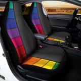 Colorful Piano Keyboard Print Universal Fit Car Seat Covers 102422