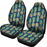 Colorful Pineapple Pattern Print Universal Fit Car Seat Covers 102422