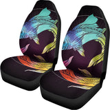 Colorful Pisces Sign Print Universal Fit Car Seat Covers 102422